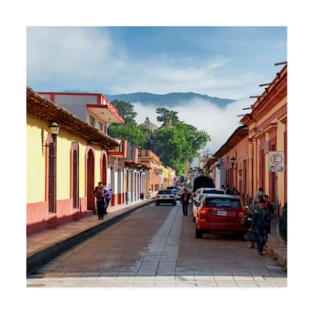 Philippe Hugonnard 'Viva Mexico 3 Morning In San Cristobal De Las Casas II' Canvas Art,35x35